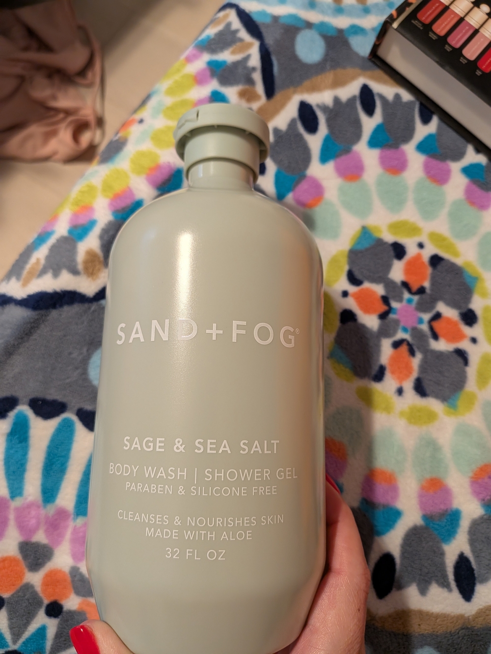 SAND+FOG Sage & Sea Salt Body Wash - Soft Sage